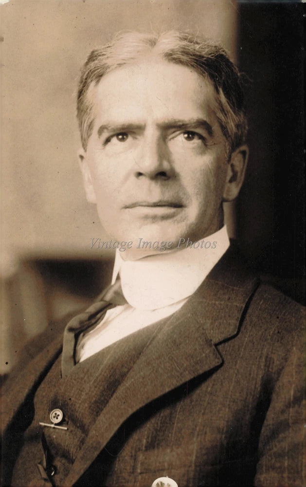 1913 Dr Wp Shriver Pres Board Missions Portrait Suit Tie Photo 5X7 Model