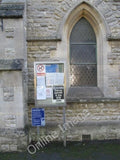Photo 6x4 Notice board by the window Botley/SP4805 Notice board in Botle c2009 Model