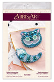DIY Jewelry Make Beading Kit Pin Cheshire Cat Brooch Bead Embroidery Needlepoint Model