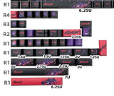 Gengar Anime Cherry Height PBT Dye-sub Keycap 140 Keycaps for Cherry MX Keyboard Model
