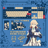 Violet Evergarden PBT Keycaps Full Set for Cherry MX Mechanical Keyboard Gift Model