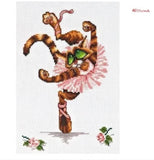 DIY Needlepoint Kit Ballerina Cross-Stitch Craft Set for Home Decor Model