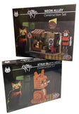 Stray Bricks Sets Neon Alley & Stray Cat Block Head from Play Station Model