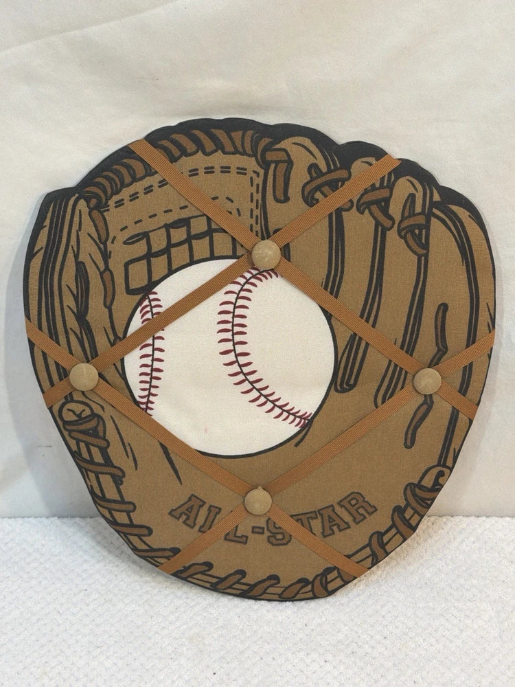 Baseball Glove Memo Board ALL STAR Photo Note Display Sports Decor Model