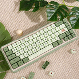 Matcha Green Keycaps 124 Keys XDA Profile Dye Sub PBT Keycaps Set Model