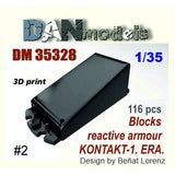 Dan Models 35328 Detailing Set 1:35 Blocks reactive armor KONTAKT-1 ERA 116pcs Model