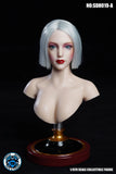 SDH019A 1/6 Heavy Makeup Girl Head Carved Model Toys Model