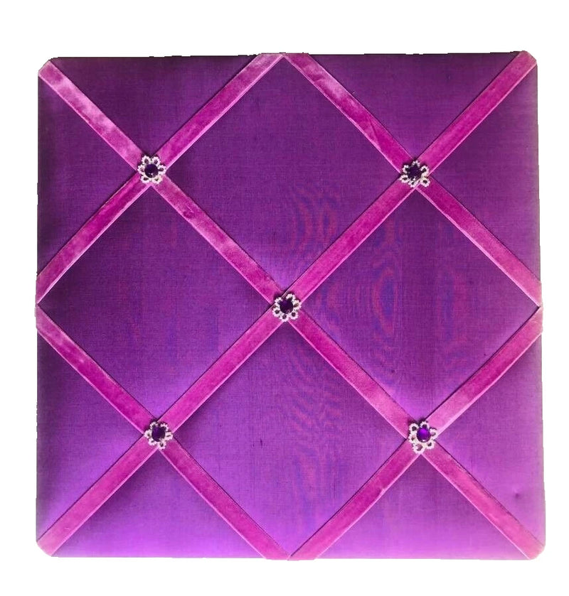 2 Memory/memo photo bulletin board Purple Color -Wall Hanging Picture Model