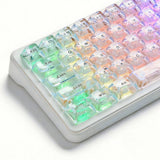 Keyboard keycaps Jelly,Clear keycaps,Shine Through Key caps Model