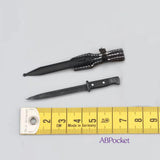 WWII Action Figure 12" Body PU Knife Model War Weapon Fits for 1/6 Soldier Model