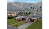 Walthers Cornerstone 933-4156 HO Mid-Century Modern Home Kit Model