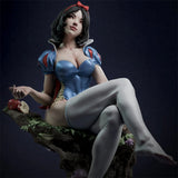 Snow White 1/8 1/6 1/4 3D print figure Model Kit Unpainted Unassembled GK Model