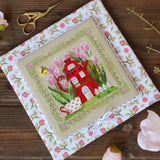 Embroidery kit Craft gift needlework art DIY Cross Stitch Kit 13.5x13.5 DMC Model