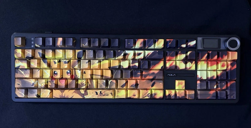 AULA Gaming Keyboard Pikachu Theme Multicolor Wired QWERTY English Layout Model