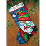 Tapestry Embroidery "Sweet Santa.". Embroidery Kit Unprinted ??anvas Dimensions Model