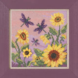 MILL HILL Buttons Beads Kit Counted Cross Stitch SUNFLOWER GARDEN MH14-2221 Model