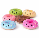 Donut Family Crochet Kit 6 Pack for Beginners Amigurumi DIY Set with Video Model
