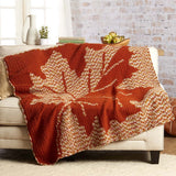 Herrschners? Maple Reflections Throw Crochet Kit Model