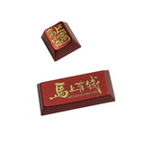 Metal Keycap Horse Blessing Keycaps Esc Enter Keycaps for Mechanical Keyboard Model