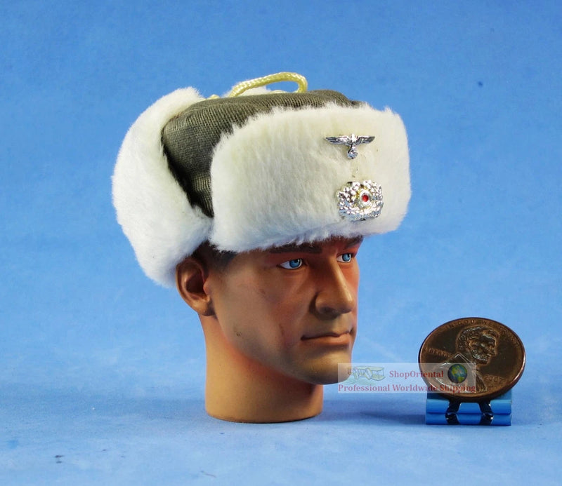 1:6 FIGURE WW2 GERMAN Russia STALINGRAD Commander Paulus Winter Fur Hat FH_9F Model