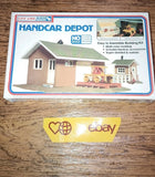 HO Life-Like Building Kit 1346 Handcar Depot Unbuilt In Original Box New Sealed! Model