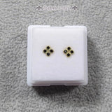 1/6 Female Square Small Black White Stud Earrings Model F 12 ¡®ph Tbl Action Body Model