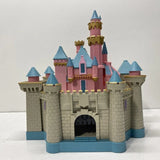 Disney Pink Blue Castle Figurine Collectible Display Plastic FAC-00157-22130 Model