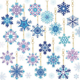 20 Pcs Christmas Diamond Painting Keychain Kits 5D DIY Diamond Art  Double S... Model
