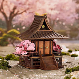 ROWOOD Sakura Retreat 3D Wooden Puzzles DIY Craft Kits for Adult Women Xmas Gift Model