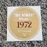 Goebel M.I. Hummel # 265 1972 Annual Plate 2nd Edition "Hear Ye, Hear Ye" TMK-4 Model