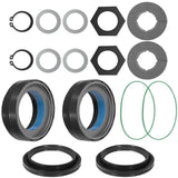 Thrust Washer Snap Ring Front Axle Knuckle Tube Seal Kit for Ford F250 F350 Model