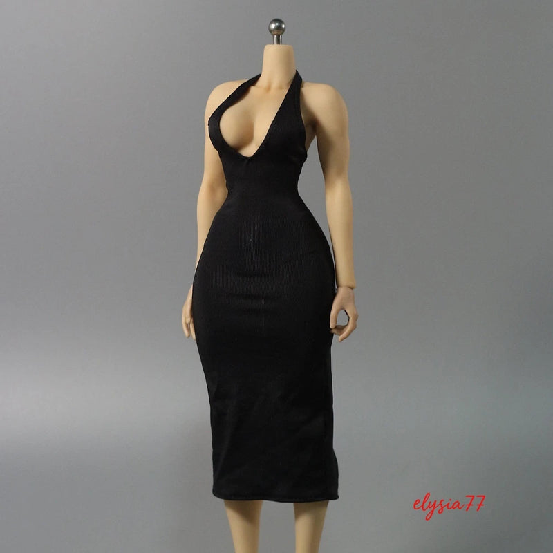 1/6 Scale Female Sexy Evening Dress Clothes Model Fits for 12" Action Figure Model