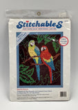 Stitchables Dimensions Parrot Perch Counted Cross Stitch Kit #72105 Frame NEW Model