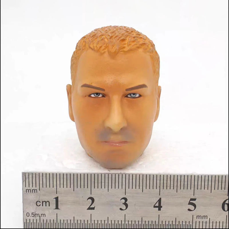 1/6 Scale Male Solider Head Sculpt Model for 12" Action Figure Prop Scene Model