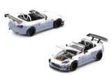 Pop Race 1:64 Honda S2000 White Pandem Diecast Model Car PR640300 Model