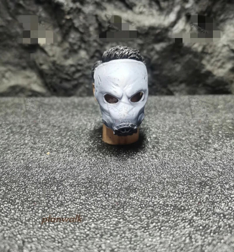 White DIY Mask Soldier Accessories Model 12" Action Figure 1/6 Fit Gift Model
