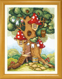 DIY Mixed technique stitch kit "Magic oak" Model