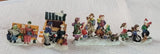 4 Miniture Christmas Village Figurines Lot 2 Model