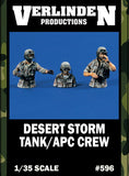 1/35 Scale Desert Storm Tank / APC Crew VERLINDEN #596 Resin Model Kits Model