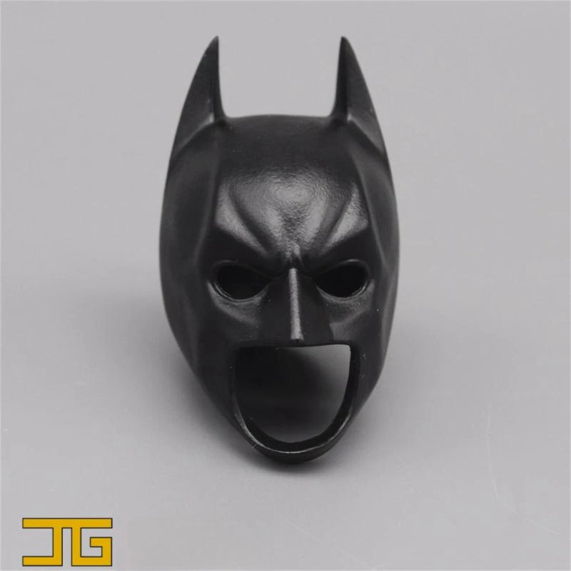 1/6 Black Plastic Woman Mask Helmet Model Fit 12" Hot Toys Head Carved Model