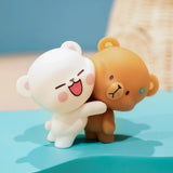 Milk Mocha Bear: Milkmochabear Adorable Hugging Authentic Collectible Figurine Model