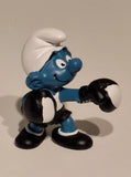 Smurf Figure: 20419 Boxer Black Gloves - VGC (Smurf Puffi) Model
