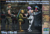 Master Box 24031 1/24 scale model kit AT THE EDGE OF THE UNIVERSE WOW, I LIKE IT Model
