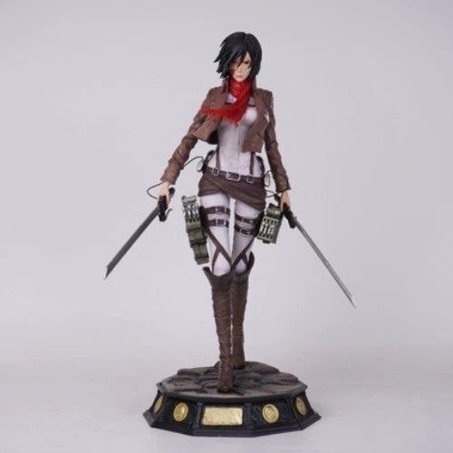 Hot, Anime Mikasa¡¤Ackerman GK 1/6 Scale Ver. PVC Figure Statue Toys No Box 30cm Model