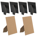 Easel Back Picture Frame Back Stand for 7" DIY Photo Board 6 Pcs & Black Model