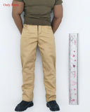 1:6 Scale Men's Casual Khaki Long Pants for 12" Action Figure Body Model