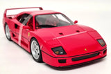 Maisto 1/18 Ferrari F40 1987 Rosso Red 80's Supercar Diecast Scale Model Car Model