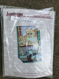 Janlynn  Counted Cross Stitch Kit Feline Bookshelf Model