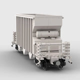 ZITIANYOUBUILD MOC-55764 Open Top Hopper Car 669 Pieces Building Blocks Kit Model
