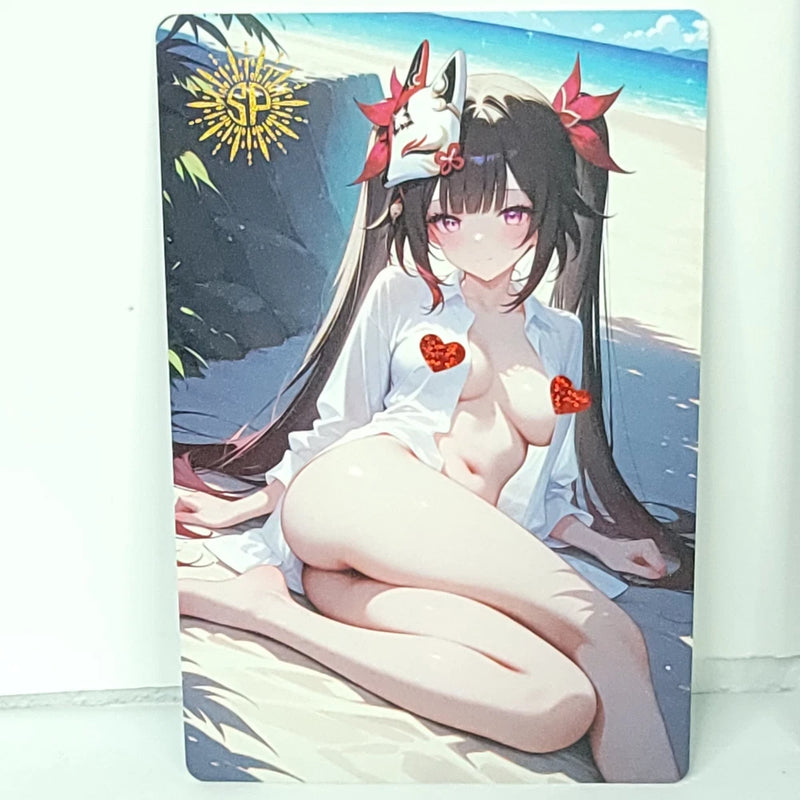 Sparkle Beach Premium Waifu Card Anime Wall Art Oversized Board A5 Model